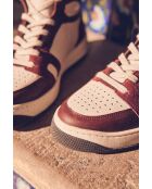 Sneakers Lucas basket bordeaux