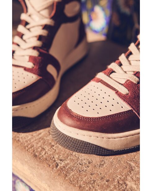 Sneakers Lucas basket bordeaux