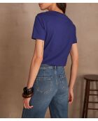 Damien koningsblauw t-shirt