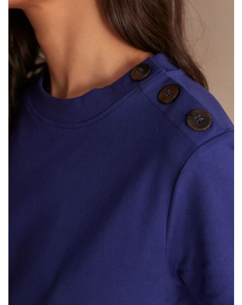 Damien koningsblauw t-shirt