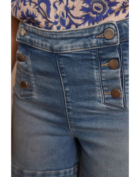 Micky Sh Leicht gewaschene Jeansshorts