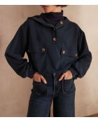 Marineblauwe sweater Cadix