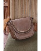 Sac Gaspard mini taupe foncé
