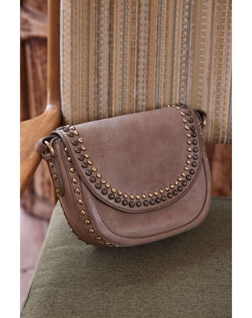Sac Gaspard mini taupe foncé