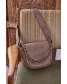 Sac Gaspard mini taupe foncé