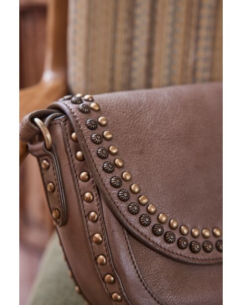 Sac Gaspard mini taupe foncé