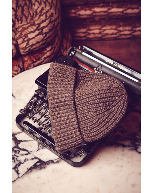 Bonnet Vadim taupe foncé
