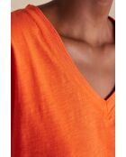 Delya orangefarbenes T-Shirt