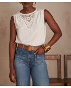 Creme t-shirt Tiana
