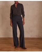 Marineblauwe broek met strepen Ferguson P