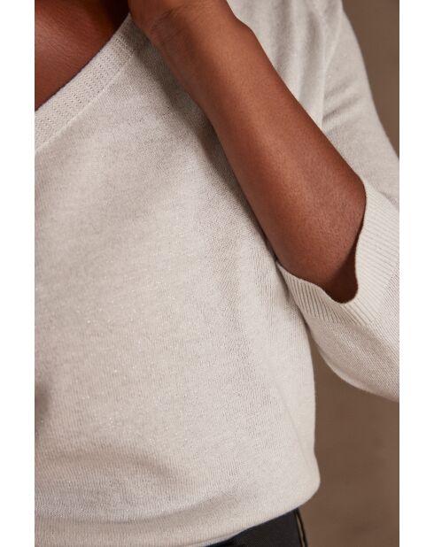 Maglione Clarisse Bis argentato