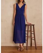 Noura R königsblaues Kleid