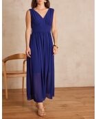 Noura R königsblaues Kleid