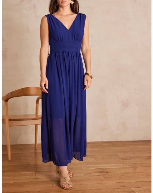 Noura R königsblaues Kleid