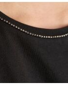 Schwarzes Katzen-T-Shirt