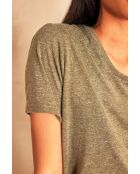 Khakifarbenes Fay-T-Shirt