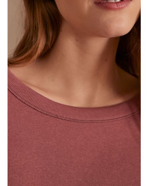 T-Shirt Andrea rose foncé