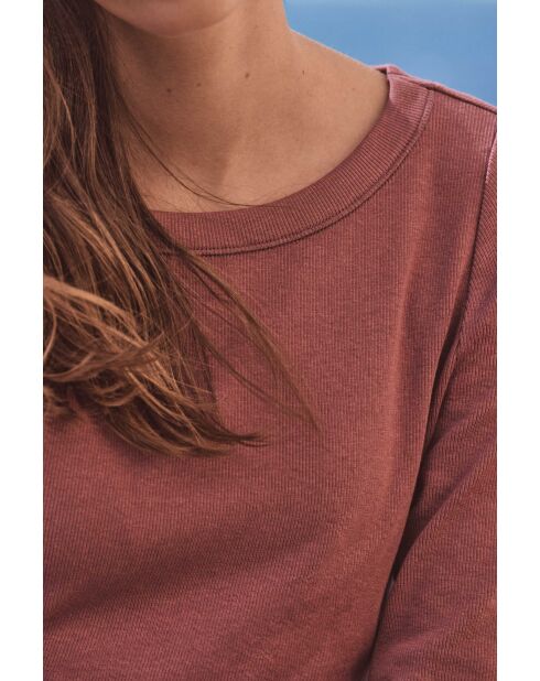 T-Shirt Andrea rose foncé