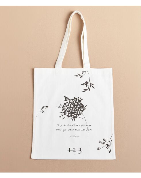 Cadeaux sac Imp Fleur écru