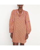 Nawal R Imp karamellfarbenes Kleid