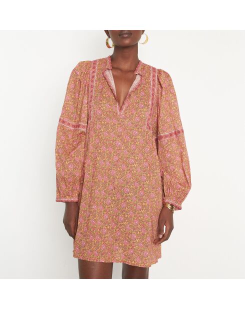 Nawal R Imp karamellfarbenes Kleid