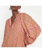 Nawal R Imp karamellfarbenes Kleid