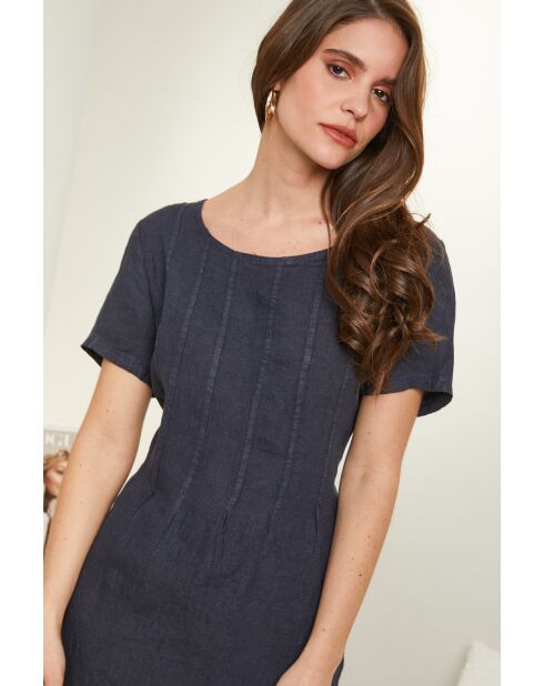 Robe Inaya 100% Lin marine