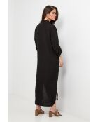 Robe Sélène 100% Lin noire