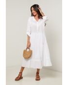 Robe Liora 100% Coton blanche