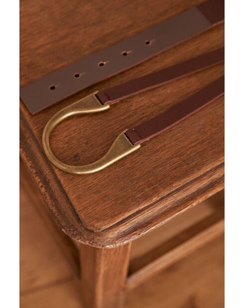 Ceinture Large Julio chocolat