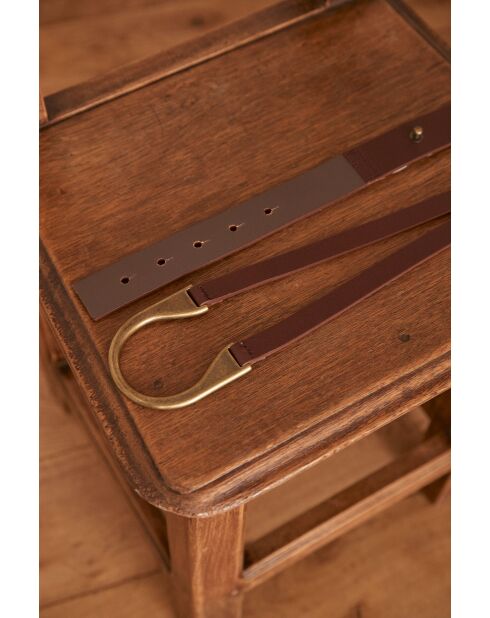 Ceinture Large Julio chocolat
