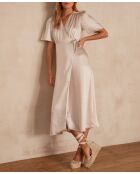 Heve R cremefarbenes Kleid