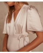 Heve R cremefarbenes Kleid