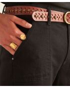 Schwarze, überfärbte Hose Nalla