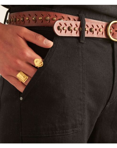 Schwarze, überfärbte Hose Nalla