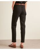 Schwarze, überfärbte Hose Nalla