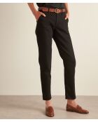 Schwarze, überfärbte Hose Nalla