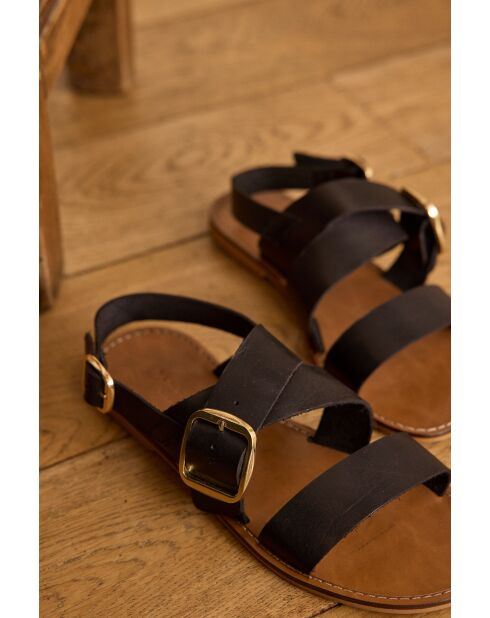 Maelle schwarze Sandalen
