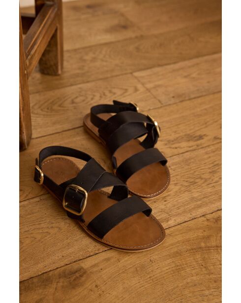Maelle schwarze Sandalen