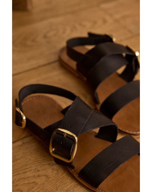 Maelle schwarze Sandalen