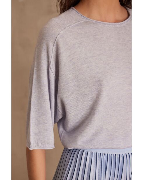 Hemelsblauwe trui Suzane