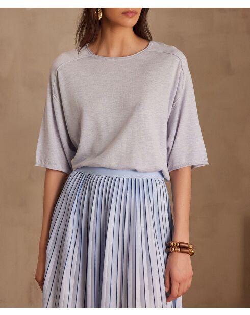 Hemelsblauwe trui Suzane