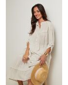 Robe Liora 100% Coton beige