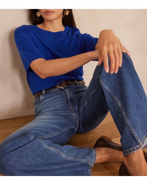 Königlicher blauer Pullover Benson