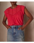 Himbeerfarbenes T-Shirt Alabama