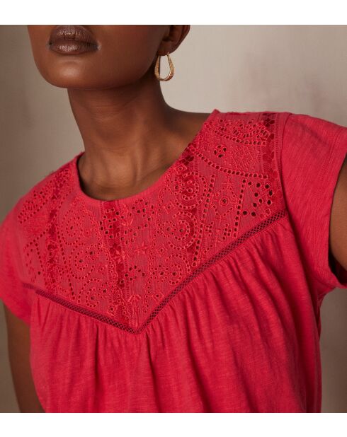 Himbeerfarbenes T-Shirt Alabama