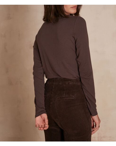 T-shirt Tanguy marrone scuro