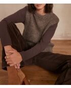 T-shirt Tanguy marrone scuro