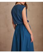 Delya petrolfarbenes T-Shirt