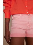 Dune Sh Blassrosa überfärbte Shorts